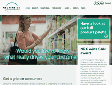 Tablet Screenshot of neurensics.com